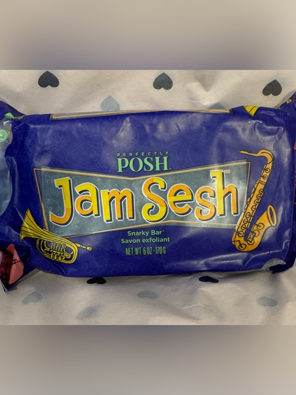 Perfectly Posh Jam Sesh Exfoliating Snarky Bar  NWT